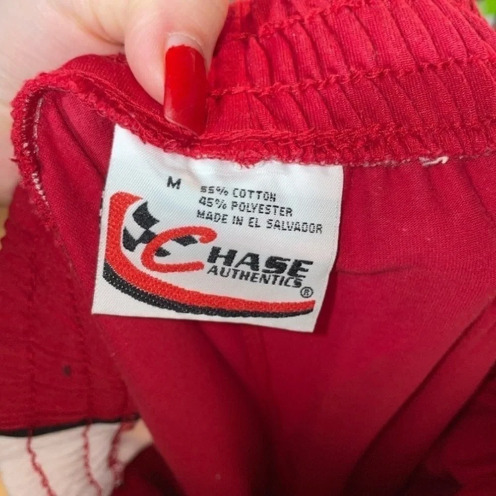 Chase Authentics Track Pants Red Dale Earnhardt Jr #8 Size‎ Medium